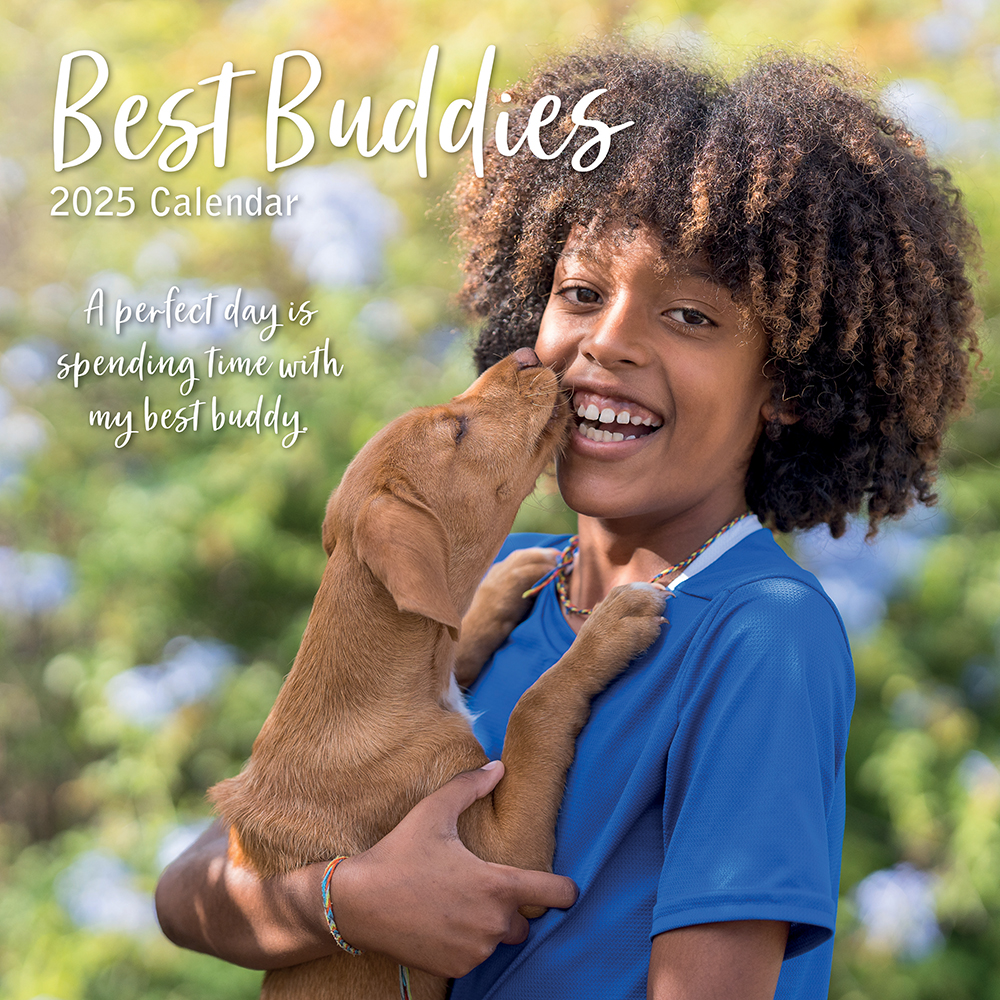 2025 Square Wall Calendar Best Buddies Wholesale Stationery