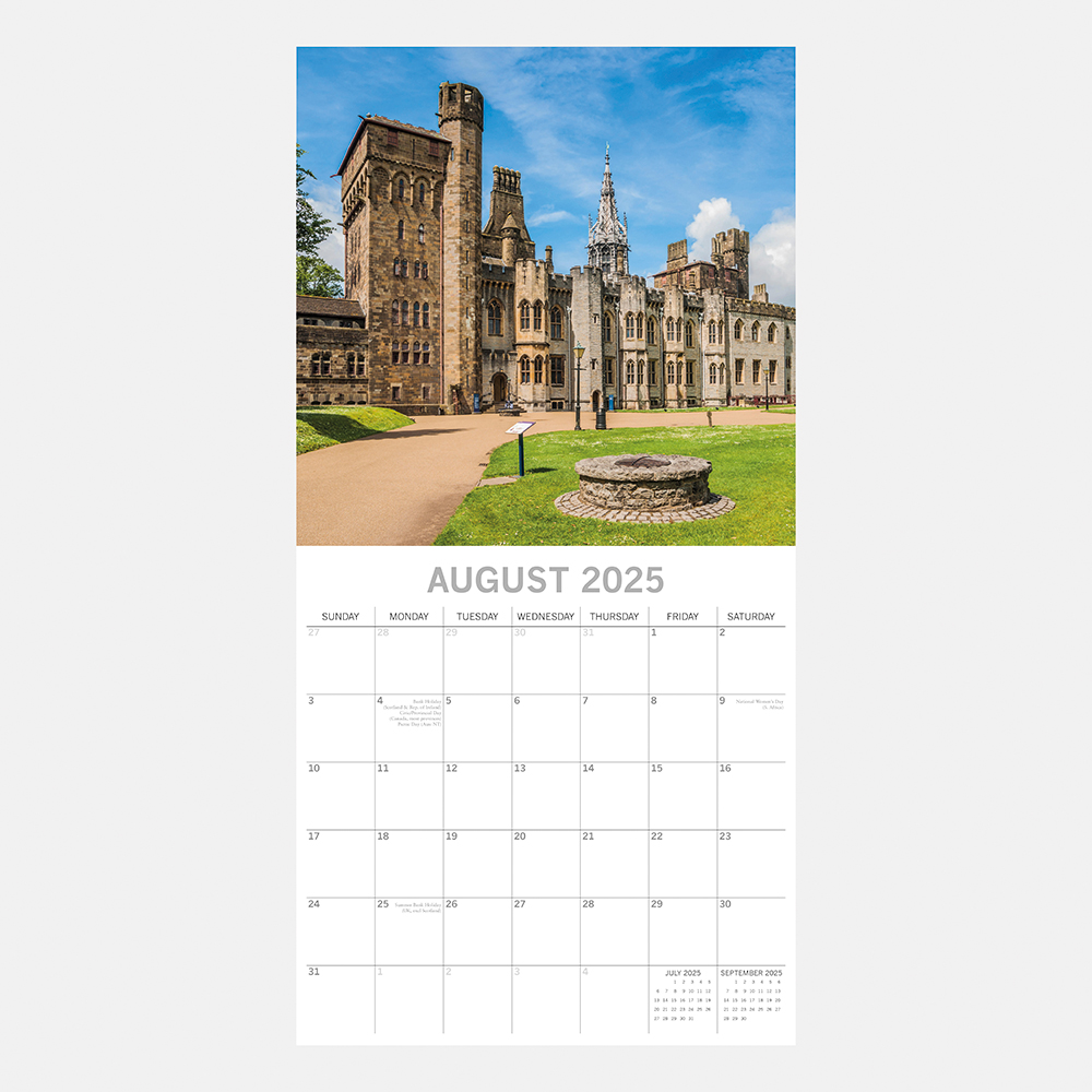 2025 Square Wall Calendar Cardiff Wholesale Stationery