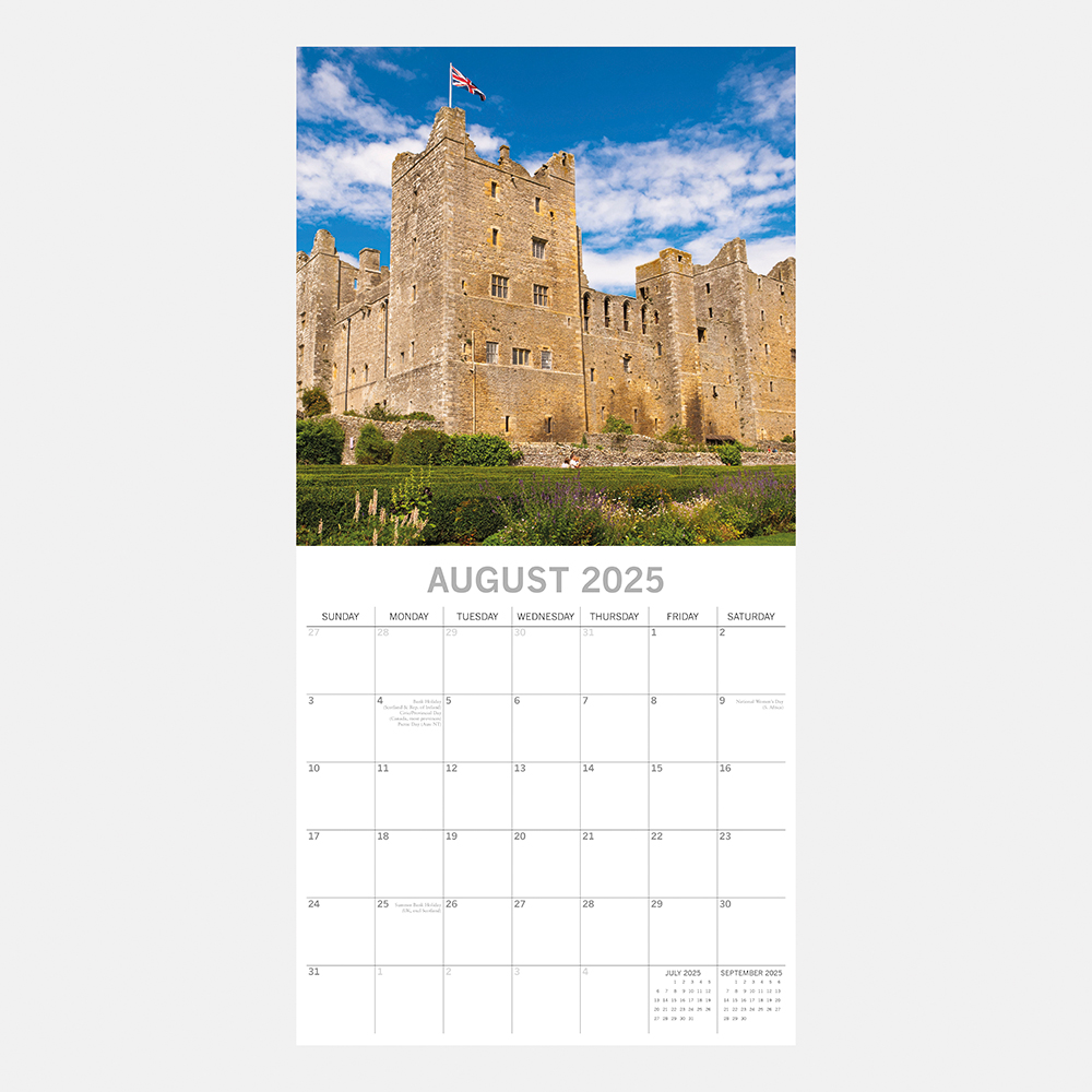 2025 Square Wall Calendar - North Yorkshire | Wholesale Stationery