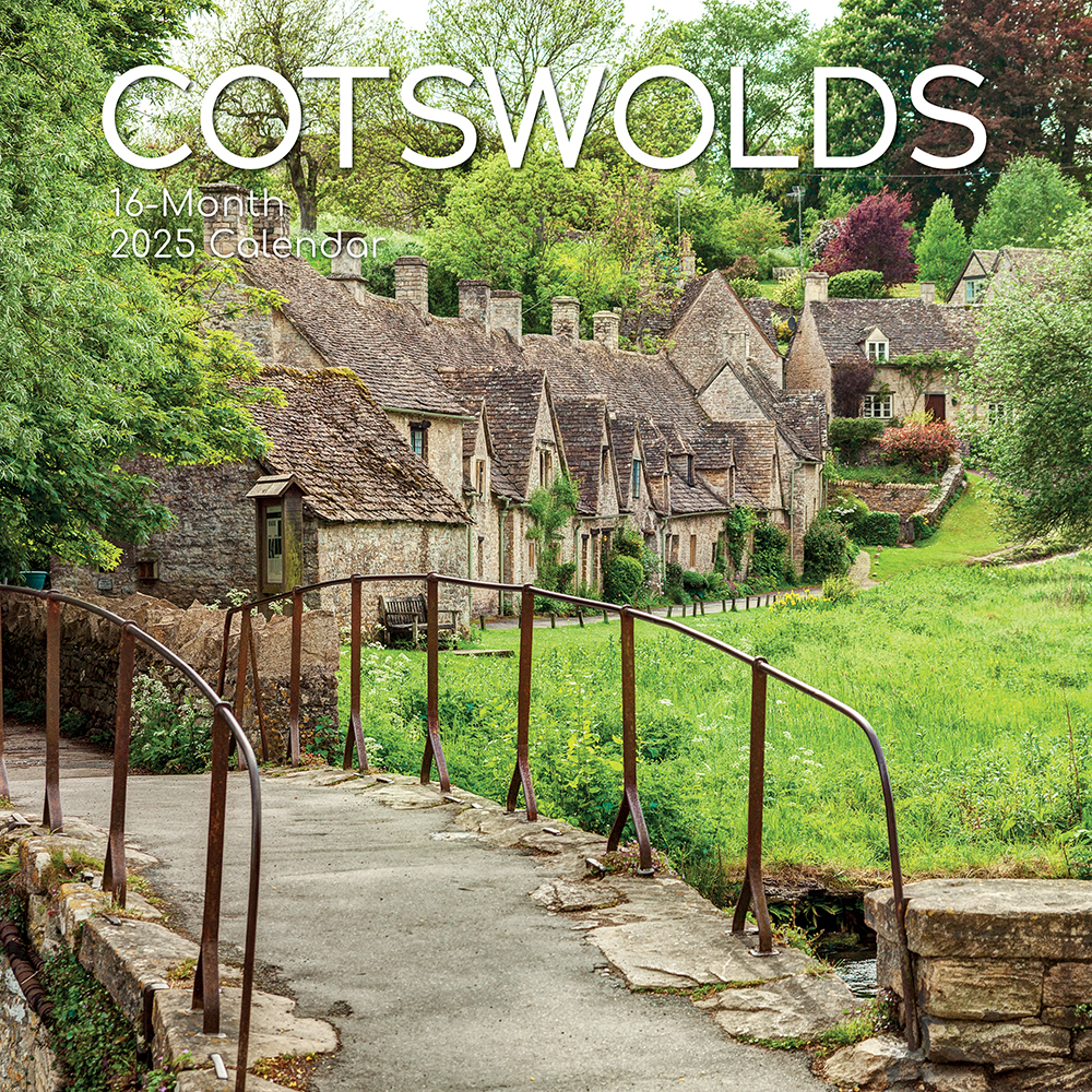 2025 Square Wall Calendar Cotswolds Wholesale Stationery