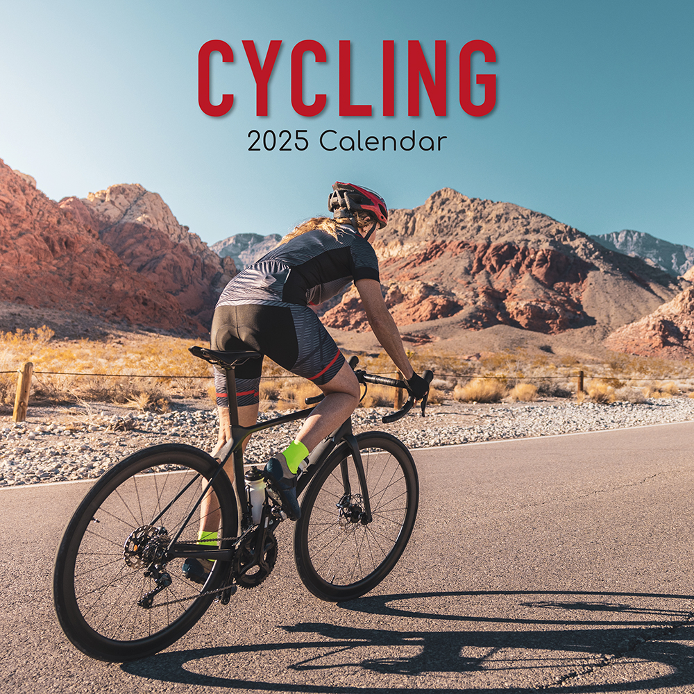 2025 Square Wall Calendar Cycling Wholesale Stationery