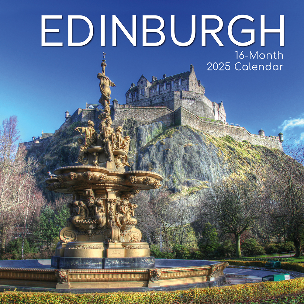 2025 Square Wall Calendar Edinburgh Wholesale Stationery