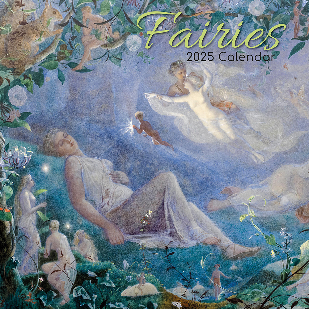 2025 Square Wall Calendar Fairies Wholesale Stationery