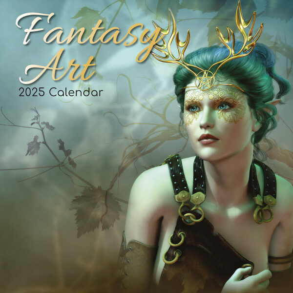 2025 Square Wall Calendar Fantasy Art Wholesale Stationery