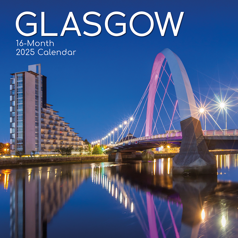 2025 Square Wall Calendar Glasgow Wholesale Stationery