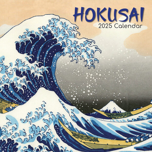 2025 Square Wall Calendar Hokusai Wholesale Stationery