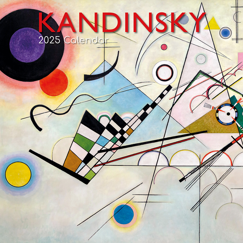 2025 Square Wall Calendar Kandinsky Wholesale Stationery