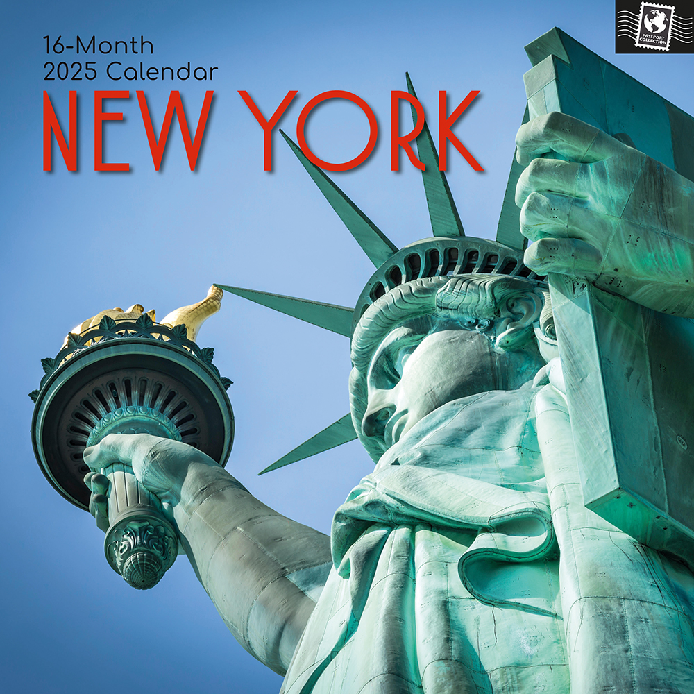 2025 Square Wall Calendar New York Wholesale Stationery