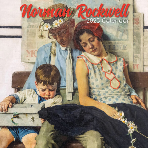 2025 Square Wall Calendar Norman Rockwell Wholesale Stationery