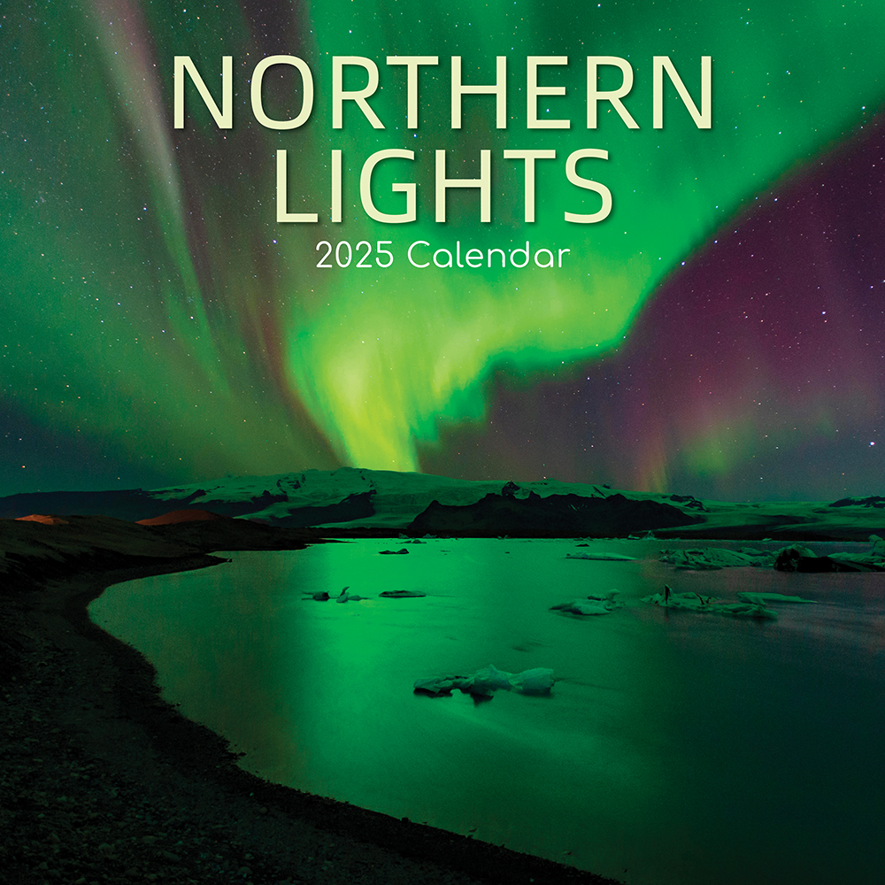 2025 Square Wall Calendar Northern Lights Wholesale Stationery