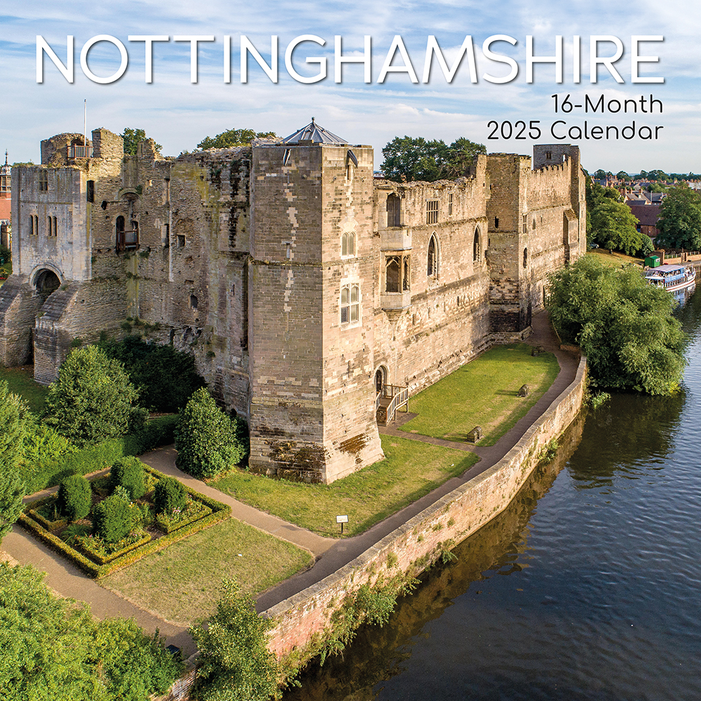 2025 Square Wall Calendar Nottinghamshire Wholesale Stationery