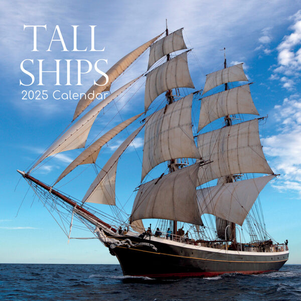 2025 Square Wall Calendar Tall Ships Wholesale Stationery