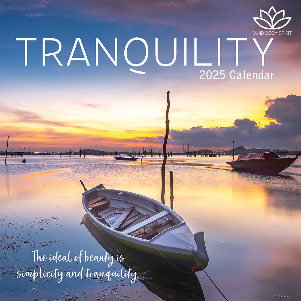 2025 Square Wall Calendar - Tranquility | Wholesale Stationery