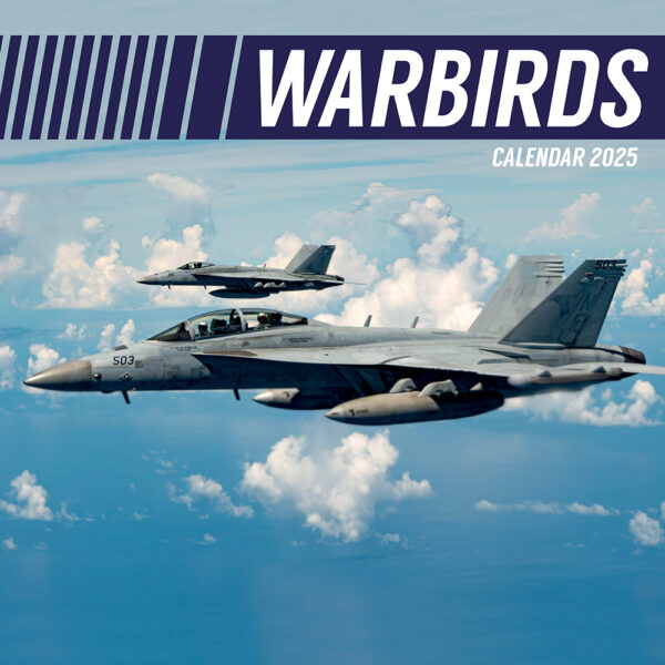 2025 Square Wall Calendar Warbirds Wholesale Stationery