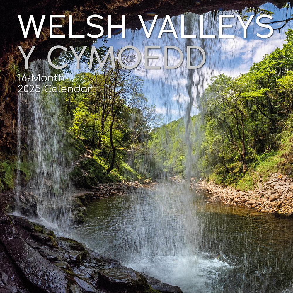 2025 Square Wall Calendar Welsh Valleys Wholesale Stationery