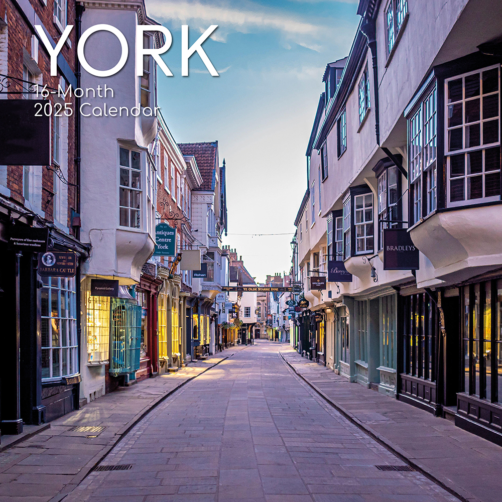 2025 Square Wall Calendar - York | Wholesale Stationery