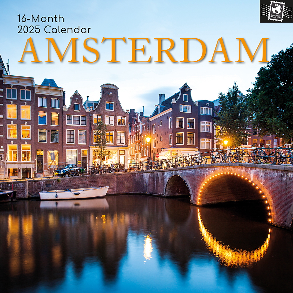 2025 Square Wall Calendar Amsterdam Wholesale Stationery