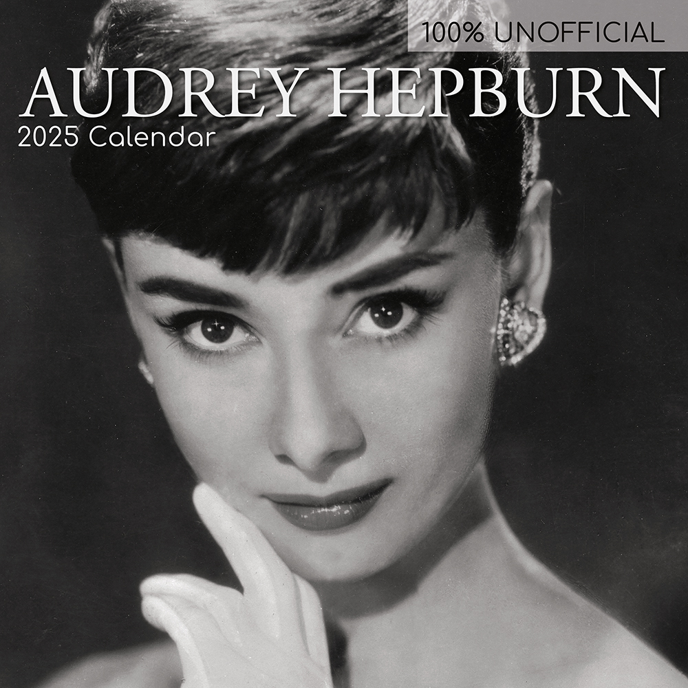 2025 Square Wall Calendar Audrey Hepburn The Gifted Stationery Company