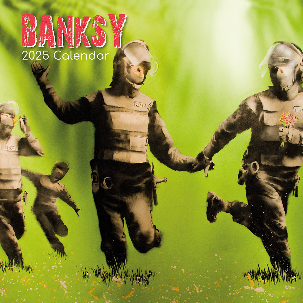 2025 Square Wall Calendar Banksy Wholesale Stationery