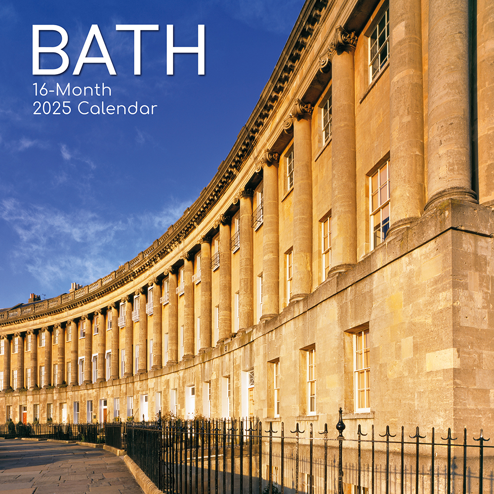 2025 Square Wall Calendar - Bath | Wholesale Stationery