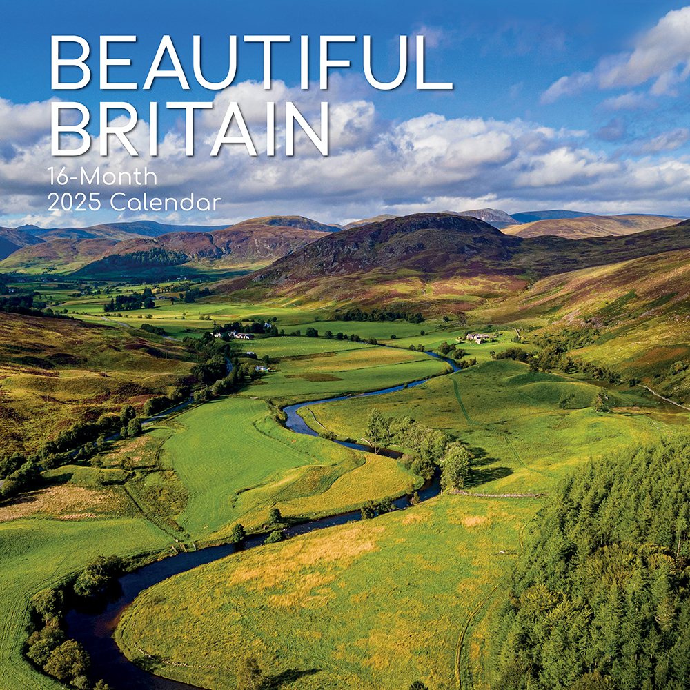 2025 Square Wall Calendar - Beautiful Britain | Wholesale Stationery