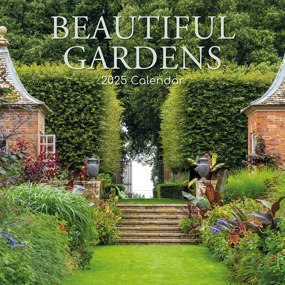 2025 Square Wall Calendar Beautiful Gardens Wholesale Stationery