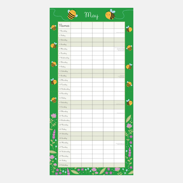 2025 Square Wall Calendar Busy Bee Family Organiser Wholesale