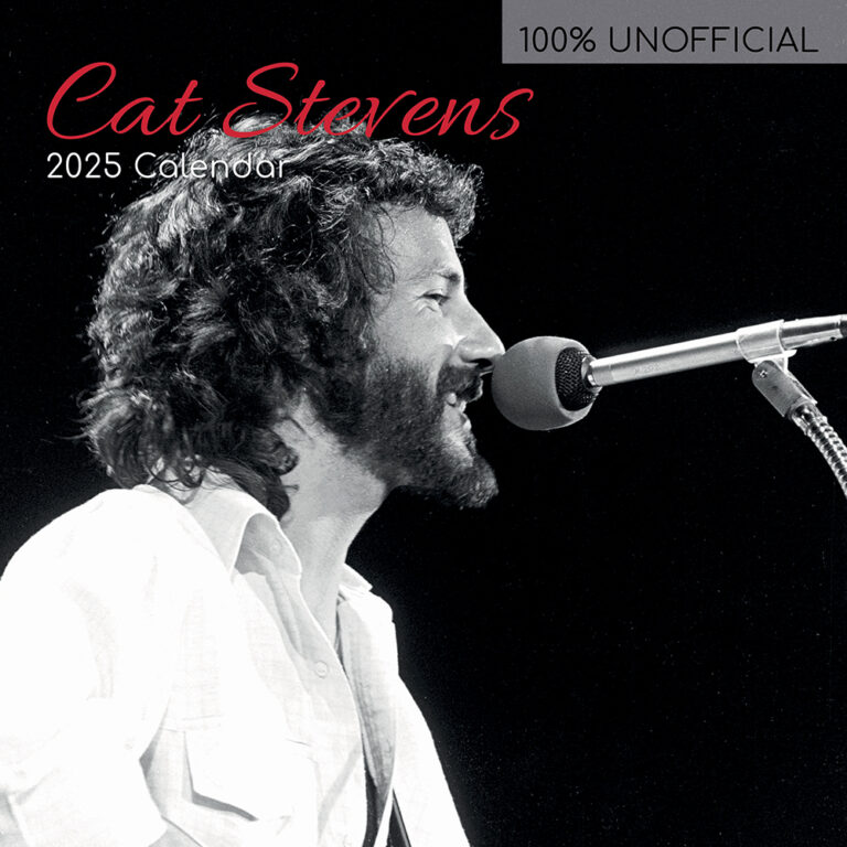 2025 Square Wall Calendar Cat Stevens Wholesale Stationery