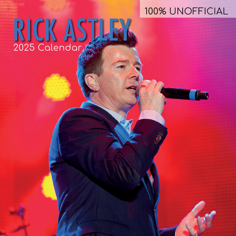 2025 Square Wall Calendar Rick Astley Wholesale Stationery