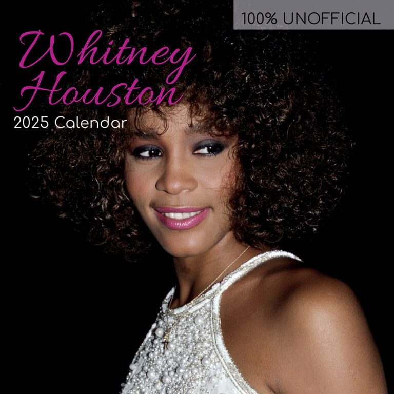 2025 Square Wall Calendar Whitney Houston Wholesale Stationery