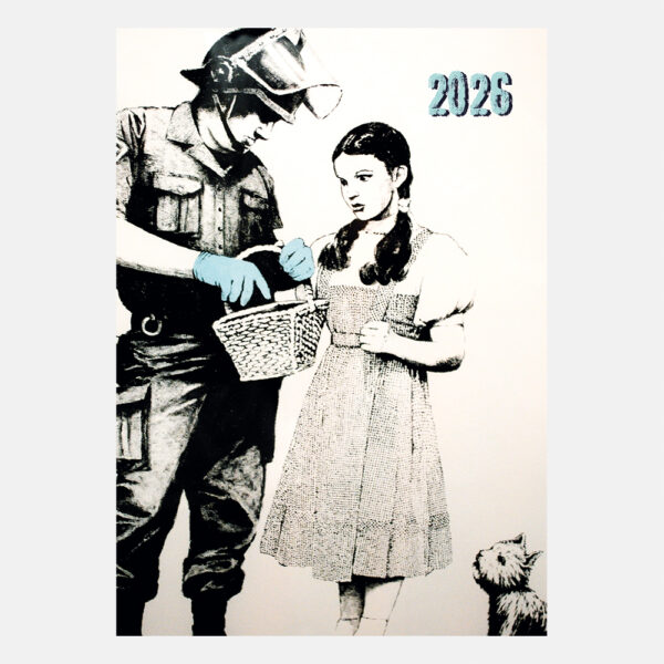 2026 A5 Padded Diary - Banksy