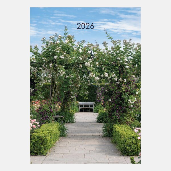 2026 A5 Padded Diary - Beautiful Gardens