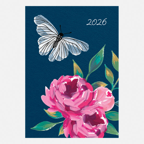 2026 A5 Padded Diary - Flutter