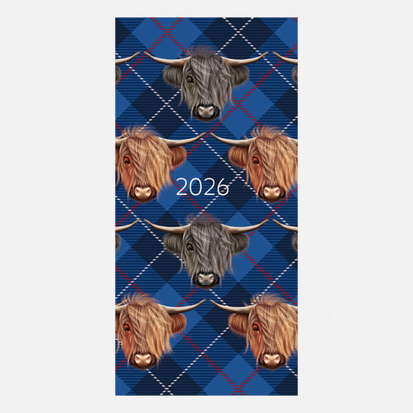 2026 Pocket Diary - Highland Cows